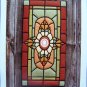 0 USA S&H Machine or Hand Applique Quilted Pattern Stain Glass Window Wallhanging