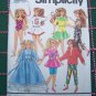 Uncut Vintage Sewing Pattern 7600 Skipper & Courtney 10" Dolls Clothing