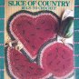 Vintage Rag Fabric Crochet Rug Patterns Country Kitchen Watermelon Rugs