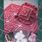 Free USA S&H  Annie's Crochet Patterns Fantasy Lapghan Pillow Baby Set Bear Fruit Basket 8S002