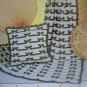 USA Free S&H Vintage Annie's Attic Crochet Pattern Springtime Leaf Afghan & Pillow 8B001