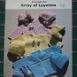 New 1980's Vintage Crochet Patterns 6 Layette Sets Baby Sweaters Booties Bonnets