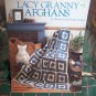 4 Vintage Crochet Patterns Lacy Granny Afghans 480
