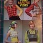 1970's Vintage Hippie Knitting Patterns 8 Womens Plaid & Argyle Vests 2562