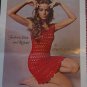PDF File 1960's Vintage Twiggy Crocheted Lacy Mini Dress Crochet Pattern Misses 6 8 10 12 14