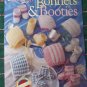 SOLD Heirloom Thread Crochet Patterns Bonnets & Booties Babies 0 3 6 9 12 Months