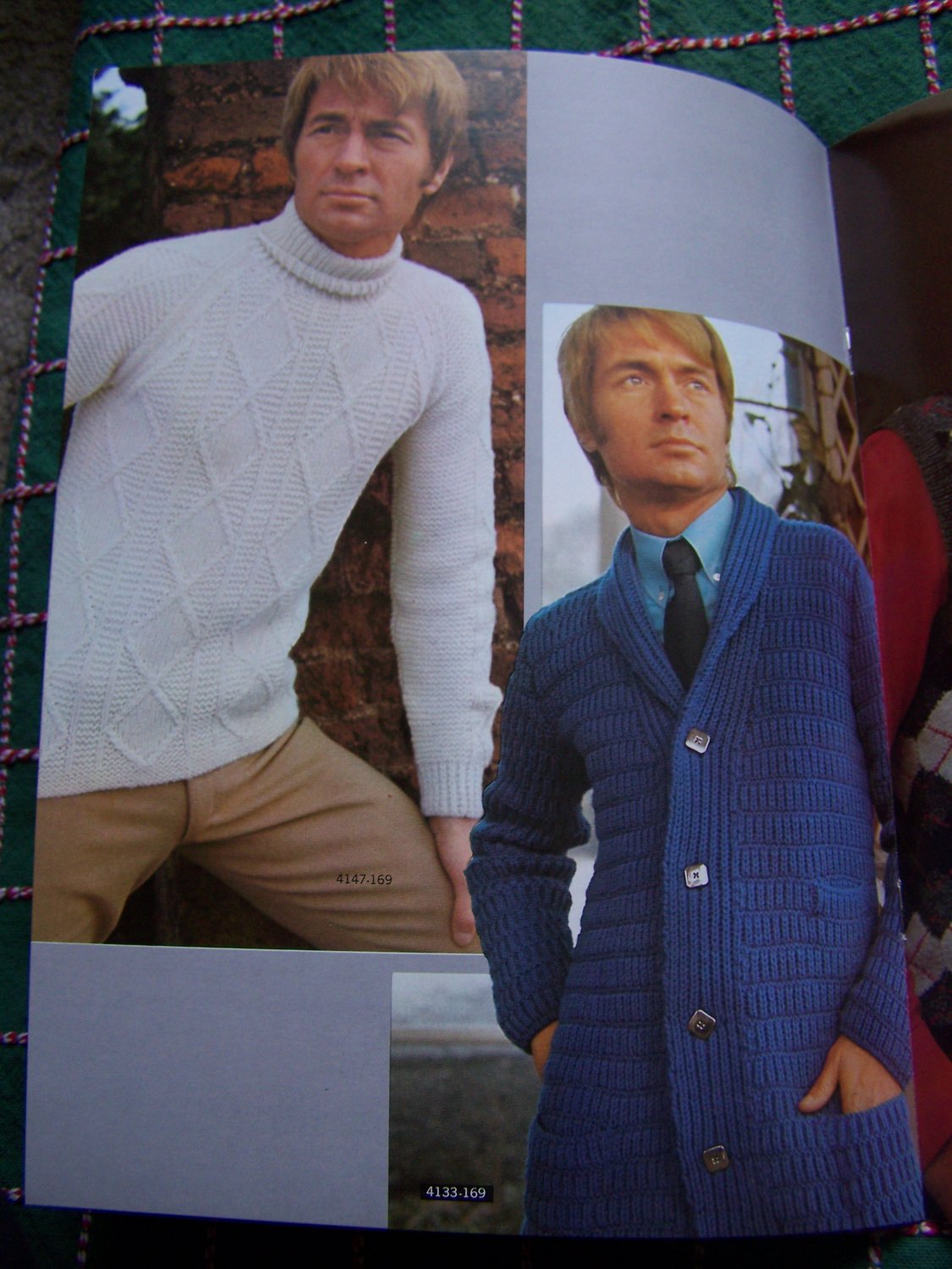 Mens Vintage 1970s Knitting Patterns Book Cardigans Vests Pullovers ...