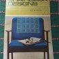 Vintage Crochet Patterns Chairback Designs Couch Doilies 1009 Free USA S&H