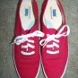 Red Vintage Keds Womens Canvas Tennis Shoes Sneakers 8.5