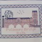 Vintage Cross Stitch Pattern England Pulteney Bridge Bath 32B Greenoff Designs