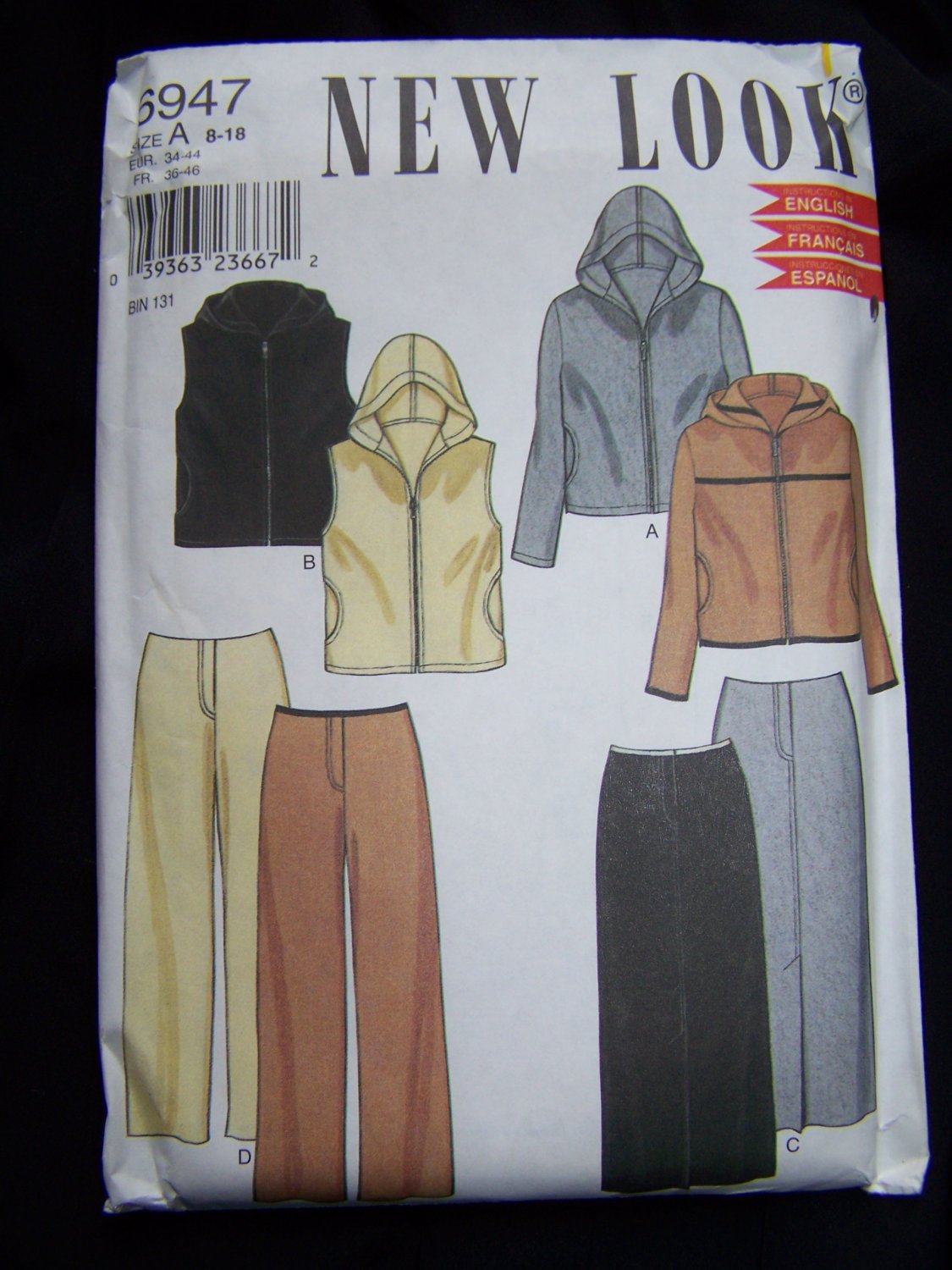 Free hooded vest sewing pattern fraser with ruching