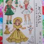 New 50's Doll Clothing Sewing Patterns McCall 1561 Uncut Original Toni Dolls Collector 14"
