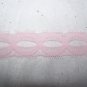 Vintage Eyelet Lace Lot Flat Pastel Pink & Mint Green Over 6 Yards USA Shipping Special