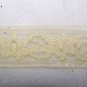 Vintage Yellow Flat Floral Lace Trim  3/4 Wide  x  4 Yards USA S&H Special on all lace trim gimp