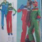 1970s Mens Uncut Vintage Ski Bibs Coat Vest Jumpsuit Outfit Butterick Sewing Pattern 5111