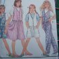 Girls Easy to Sew Jumper Dress Pants or Shorts Jumpsuit & Shirt Sewing Pattern 8311