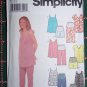 Misses 4 6 8 10 Maternity Summer Wardrobe Shirts Stretch Panel Capri Pants Shorts 5610