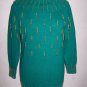 Ugly Christmas Party Sweater Gold Tacky Dangle Beads Disco Dance Pullover Jumper