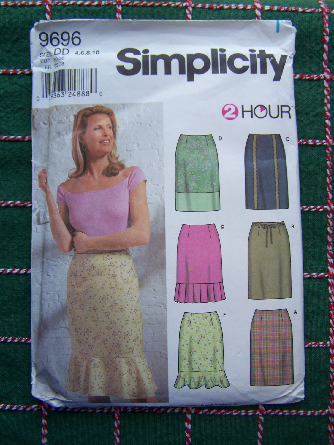 Uncut 2 Hour Sewing Pattern 9696 Misses Skirts 6 Variations Slim ...