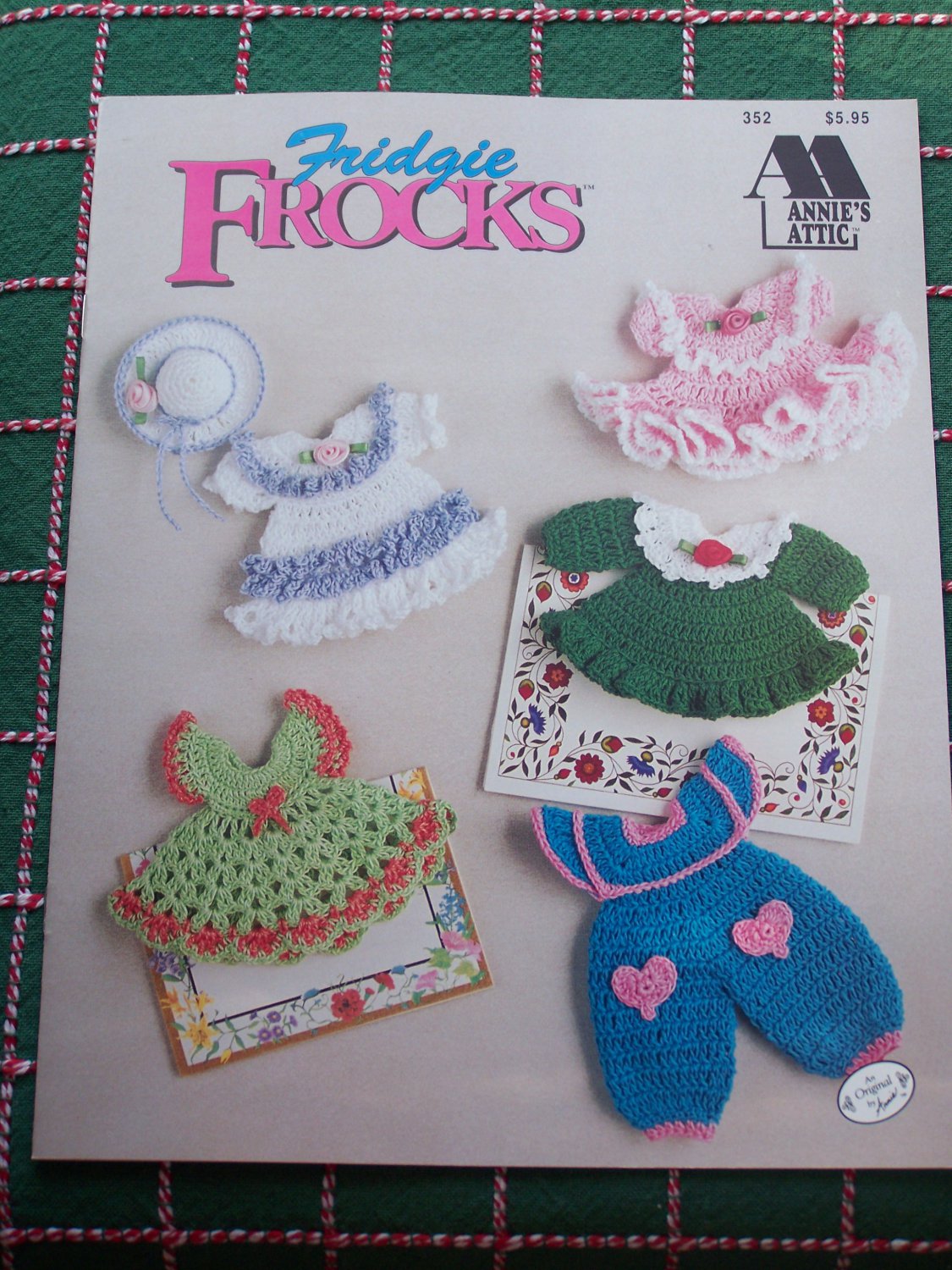 10 Annie's Attic Crochet Patterns Fridgie Frocks Dress Romper