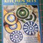 6 Crochet Patterns Kitchen Sets Potholders & Hot Pads Leisure Arts 2468 Free USA Shipping