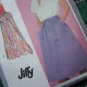 Uncut Vintage Sewing Pattern 9577 Easy Back Wrap Skirts Jiffy Knee or Maxi Length