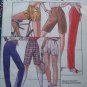 Womens Vintage 80's High Waist Pants Shorts Sewing Pattern 7418 Free USA Shipping