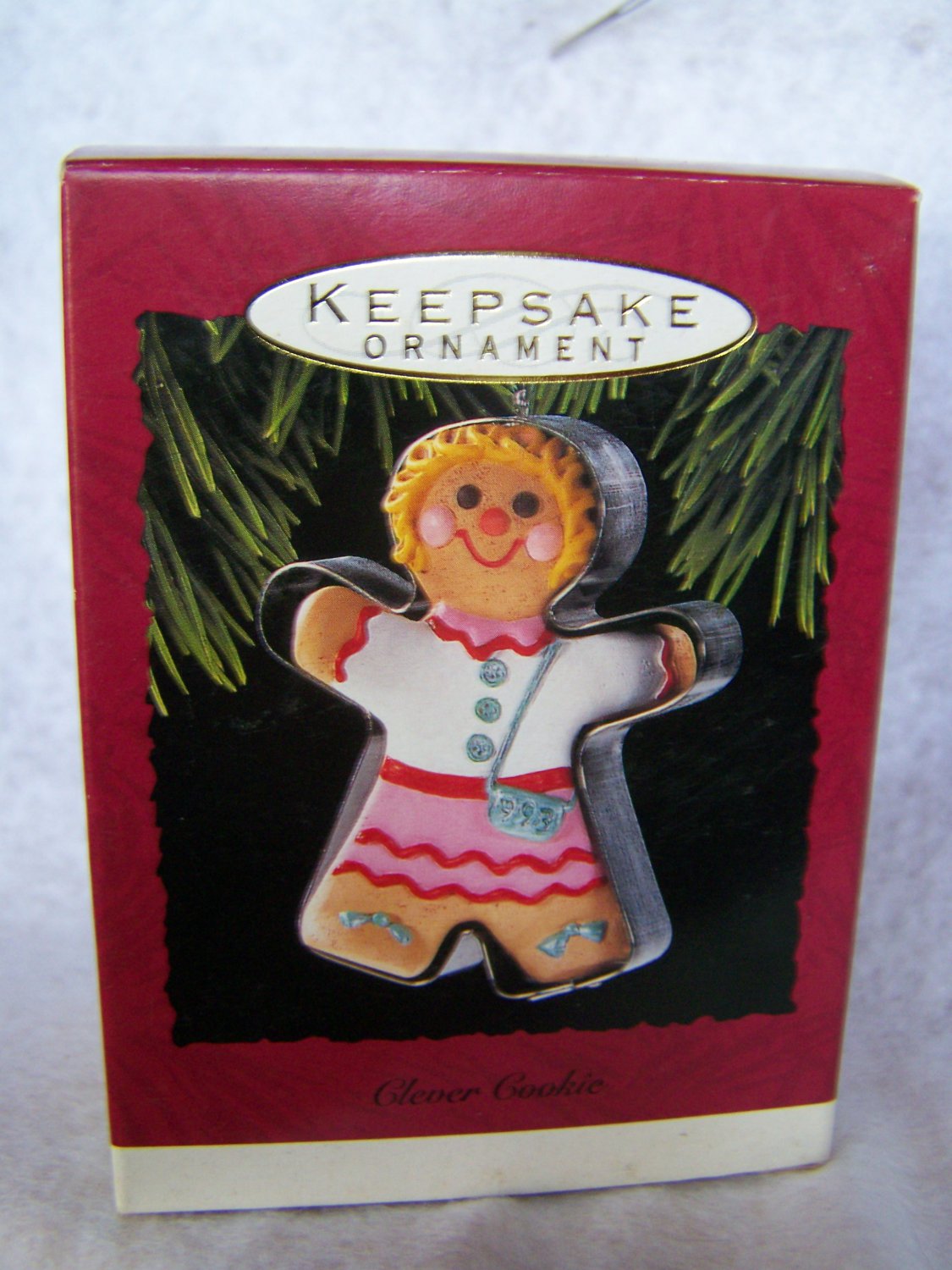 New Hallmark Keepsake Christmas Ornament "Clever Cookie" Gingerbread In