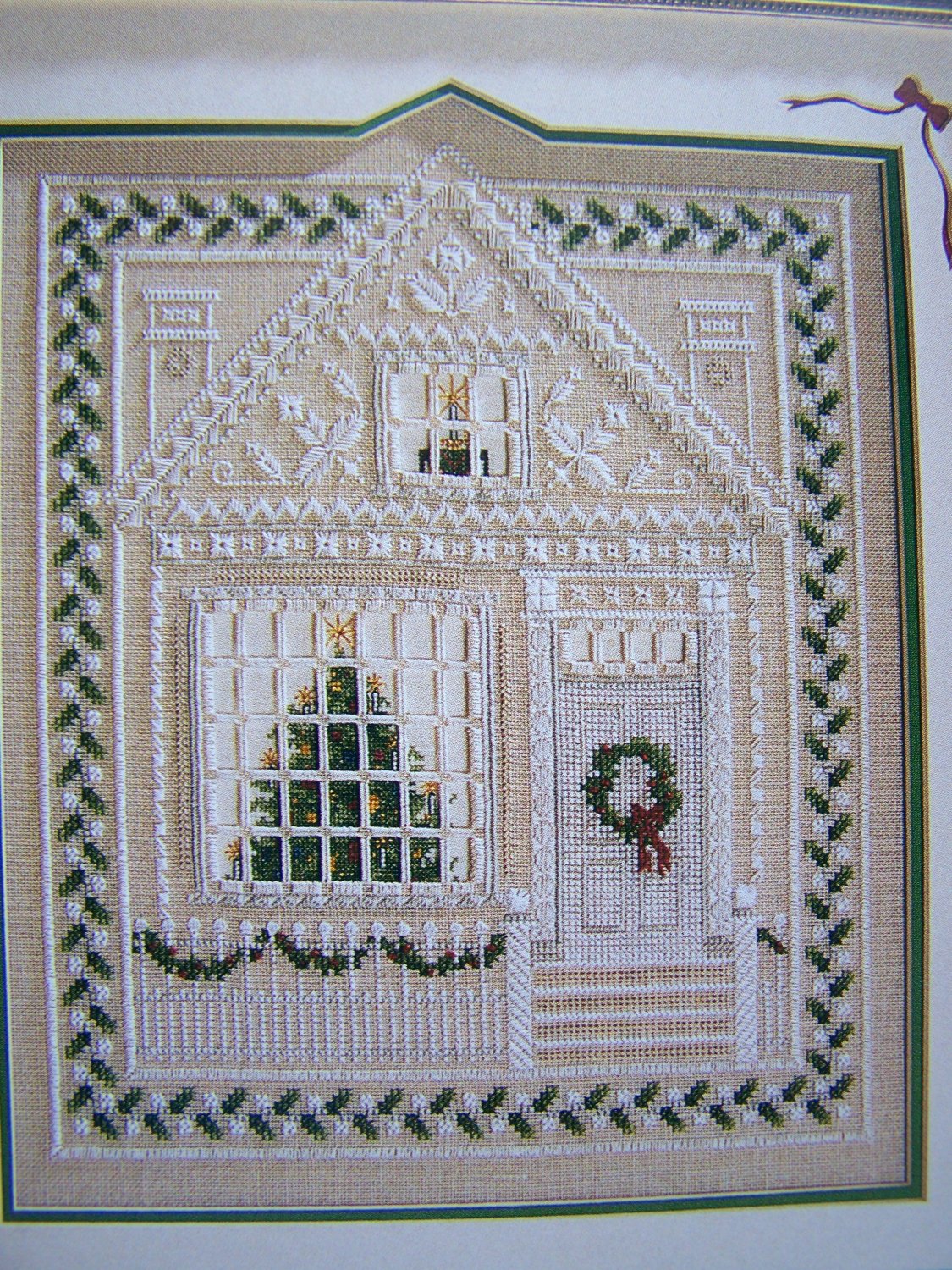 BH&G Christmas House Cross Stitch Pattern Holiday Decorated Home