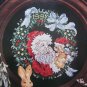 Stoney Creek Christmas Santa Plate Cross Stitch Pattern 44 Free USA S&H