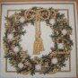 Teresa Wentzler Christmas Wreath Just Cross Stitch Pattern Needlework Embroidery 2214