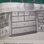 U Bild Vintage Mid Century Woodworking Plans Pattern Sewing Center Storage Cabinet