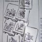 Vintage Mail Order Embroidery pattern transfers Alphabet Floral Motifs 2351