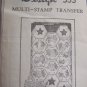 Vintage Mail Order Embroidery pattern transfers 50 State Hexagon Quilt patterns 533