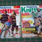 Lot of 2 Family Circle Knitting Back Issue Magazines Fall 83 Patterns 1994 1995
