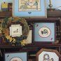 VTG Country Ducks Cross Stitch Patterns Drake Hen Shaker Sampler Pictures