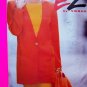 Easy Vogue Sewing Pattern Long Jacket Fitted Dress Plus Size 18 20 22 EZ # 8276