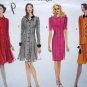Uncut Vogue Princess Seam Dress Top & Skirt Short or Long Sleeve Sz 6 8 10 Sewing Pattern 1641