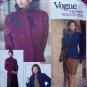 Misses Uncut Vogue Sewing Pattern Career Wardrobe Jacket Top Skirt Pants Suit 6 8 10 # 2518