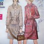 60's 70's Vintage Sewing Pattern Vogue Dress A Line Shirtdress Button Up Band Front Big Collar 7775