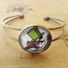 A mad hatter Adjustable bracelet bangle (from Alice in Wonderland)