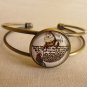 Humpty Dumpty Open Adjustable bracelet bangle (from Alice in Wonderland)
