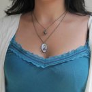 A mad tea party double strand necklace