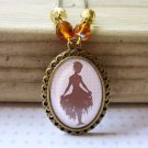 Brown Cinderella (ballet Dancer) Necklace