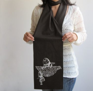 No Wonder Brown Humpty Dumpty Scarf (from Alice in Wonderland)