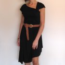 Black chic dress with a twist SIZE S or L