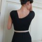 Black chic dress with a twist SIZE S or L