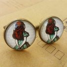 No Wonder Alice cufflinks (from Alice in Wonderland)