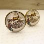 Humpty Dumpty cufflinks (from Alice in Wonderland)