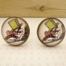 A mad hatter cufflinks (from Alice in Wonderland)